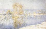 Claude Monet Floating Ice at Bennecourt china oil painting artist